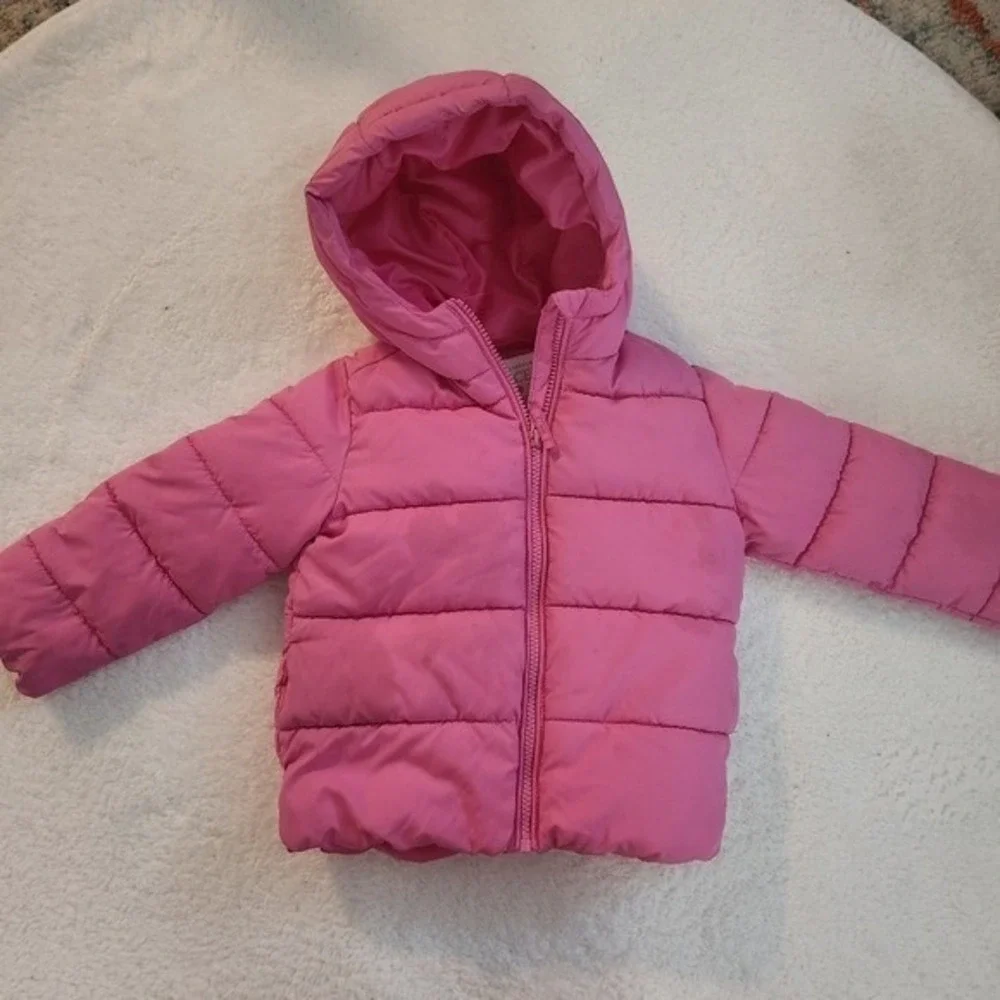 The Children's Place Vibrant Pink Jacket Size 4T